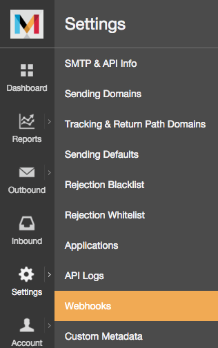 Mandrill webhooks Webhooks
