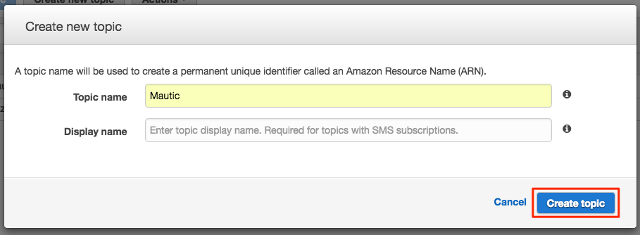 Name your topic Topic